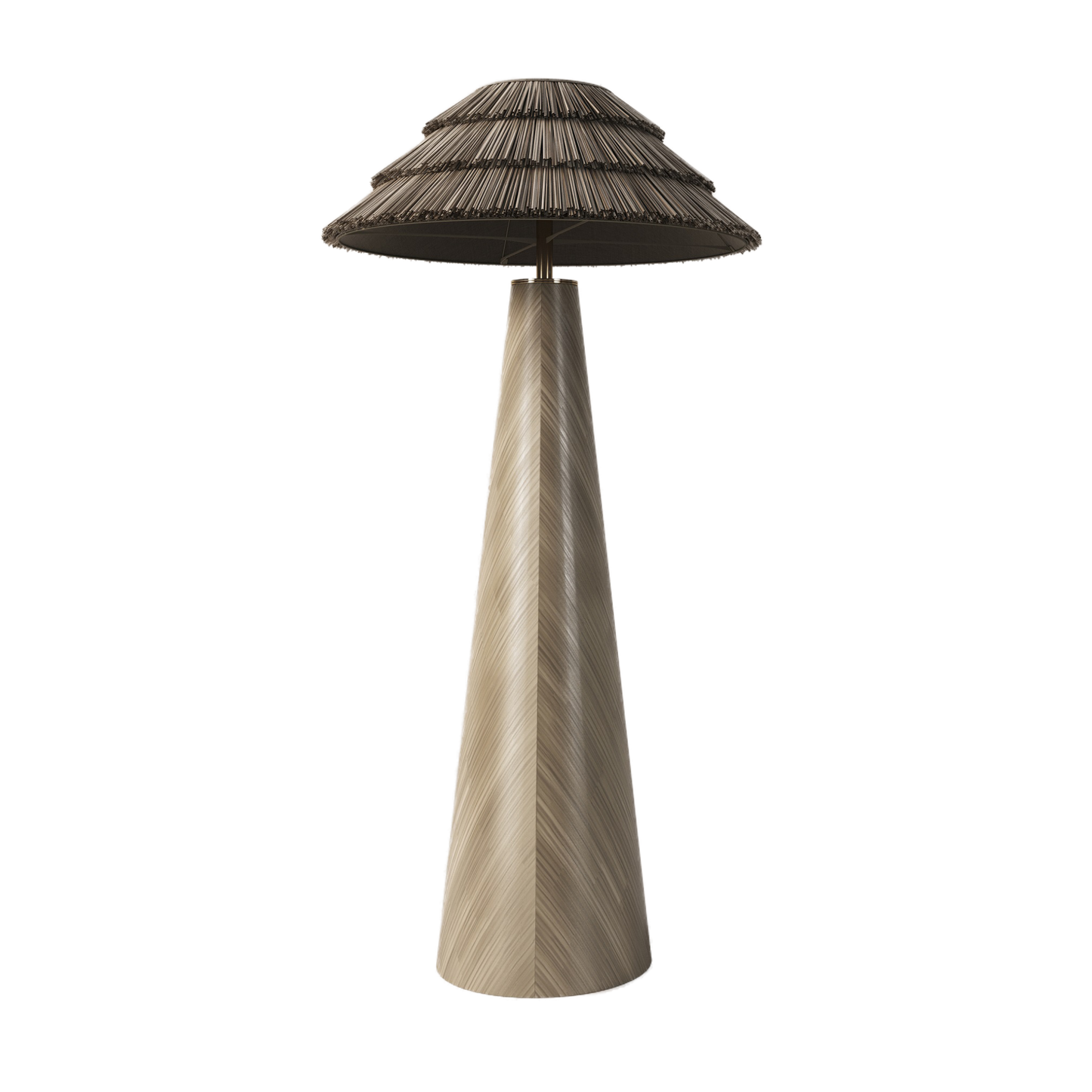 “ROOTS OF HOME” LIGHTING COLLECTION BEIGE FLOOR LAMP