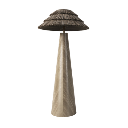 “ROOTS OF HOME” LIGHTING COLLECTION BEIGE FLOOR LAMP