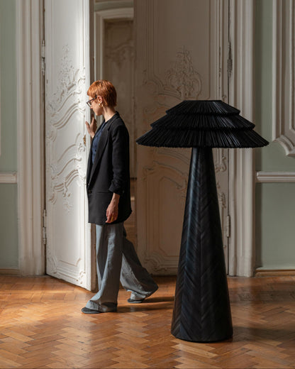 ROOTS OF HOME BLACK FLOOR LAMP