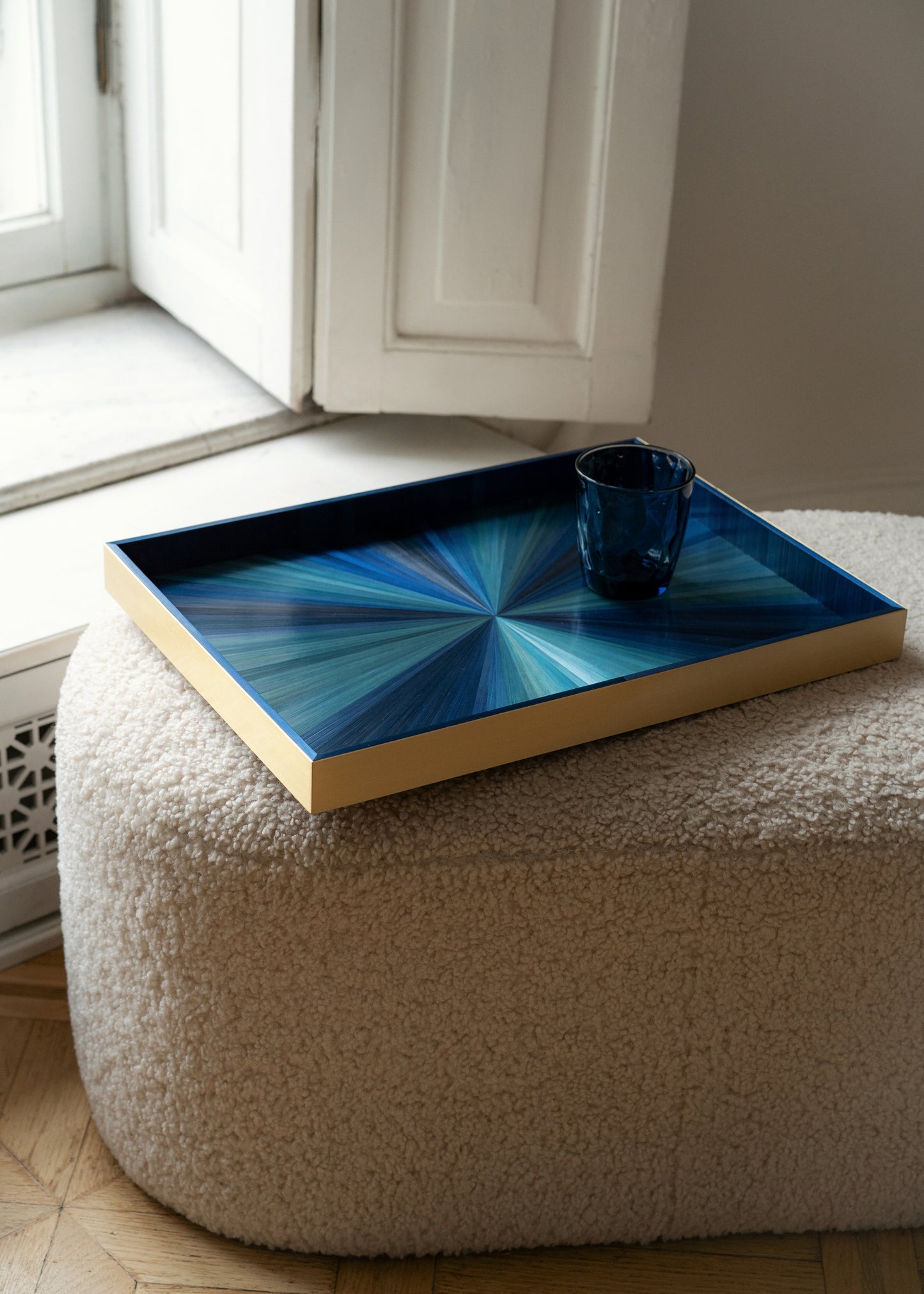 Decorative Tray Sunburst