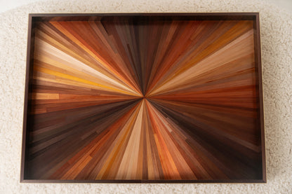 Decorative Tray Sunburst