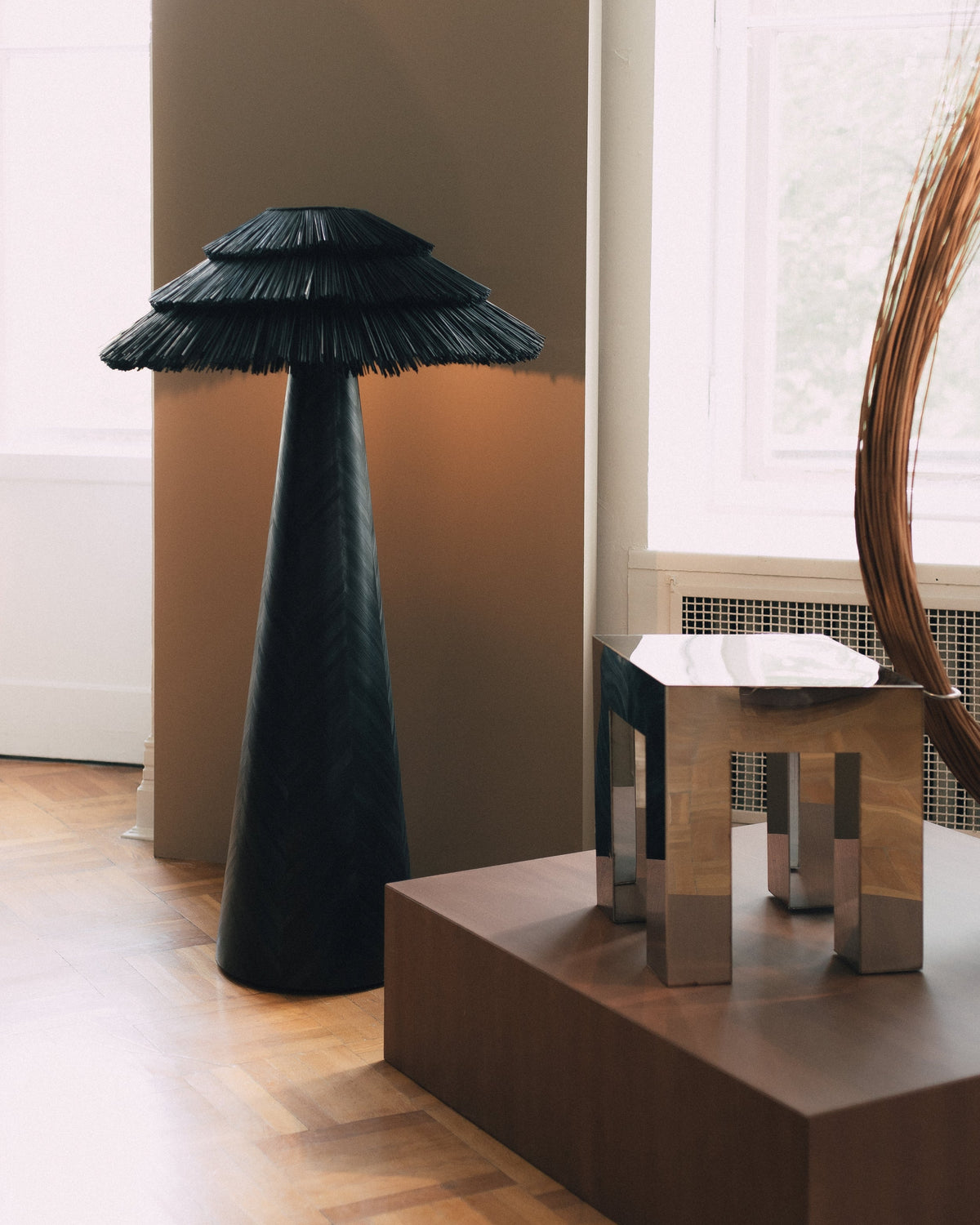 ROOTS OF HOME BLACK FLOOR LAMP